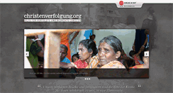 Desktop Screenshot of christenverfolgung.org