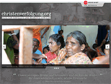 Tablet Screenshot of christenverfolgung.org